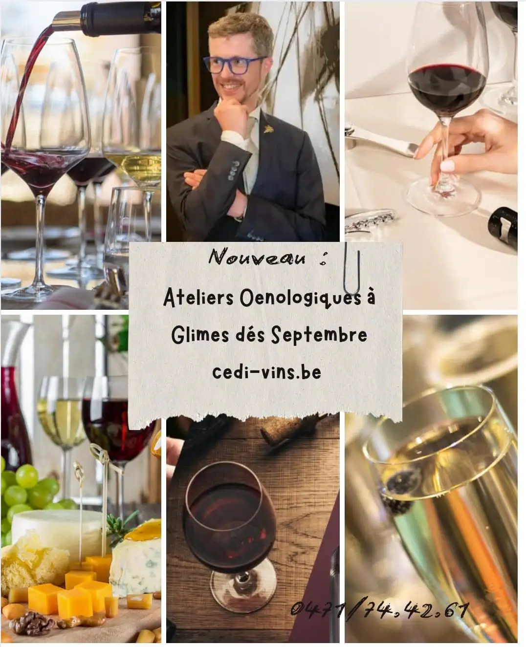 Reprise des ateliers oenologiques de Cédric en Brabant Wallon